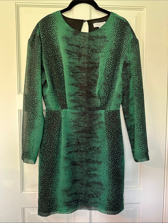 Waverly Grey Dresses & Skirts - Waverly Grey Liberant Green Patterned Open Back Dress size small
